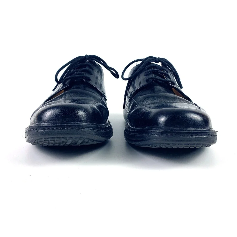 Dr. Comfort Classic Mens Dress Shoe Black Leather Sz 9.5W Medical Diabetic *READ
